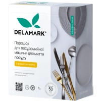 Порошок для миття посуду в посудомийці DeLaMark з ароматом Лимона 1 кг (4820152332523)
