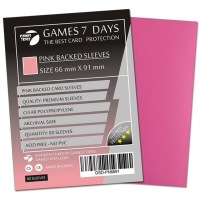 Протектор для карт Games 7 Days 66 х 91 мм, MTG, 80 шт Pink (PREMIUM) (GSD-PN6691)