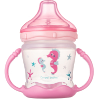 Поїльник-непроливайка Canpol babies Sweet fun 180 мл рожева (57/300_pin)