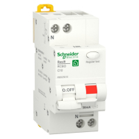 Диференціальний автоматичний вимикач Schneider Electric RESI9 6kA 1P+N 10A C 30mA (R9D25610)