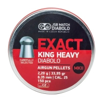 Пульки JSB King Heavy MKII 6,35 мм 2,2 г 150 шт/уп (546498-150)