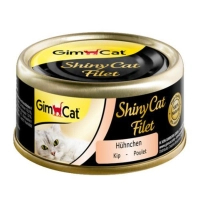 Консерви для котів GimCat Shiny Cat Filet З куркою та рисом 70 г (4002064413808)