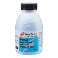 Тонер HP/Canon MPTCOL OS3 40г cyan (фасовка) Static Control (MPTCOL-40B-COS3-P)
