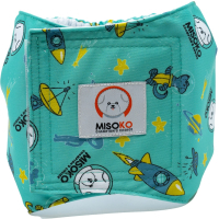 Підгузки для тварин MISOKO&CO багаторазові для кобелів, з ракетами, XL 1 шт. м'ятні (HAINMSK63951)