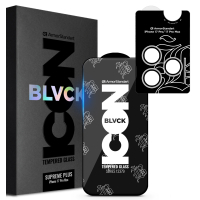 Скло захисне Armorstandart Supreme Plus Black Icon Apple iPhone 17 Pro Max (ARM86404)
