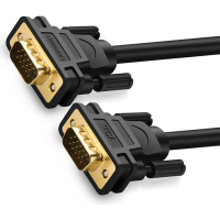 Кабель мультимедійний VGA M to VGA M 3.0m VG101 black Ugreen (11631)