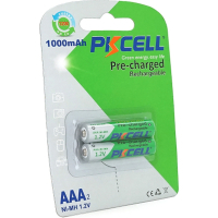 Акумулятор PkCell AAA R03 1000mAh 1.2V NiMH Already Charged, 2шт/бл (PC/AAA1000-2BA)