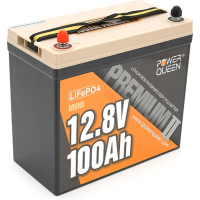 Батарея LiFePo4 Power Queen 12.8V 100Ah Mini (P12V100-PREM-16-A60-DE)