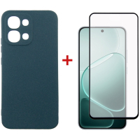 Чохол до мобільного телефона Dengos Carbon + glass Oppo A6 Pro Blue (DG-KM-187)