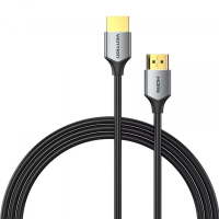 Кабель мультимедійний HDMI M to HDMI M 1.0m V2.0 4K60Hz PVC gray Vention (ALEHF)