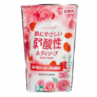 Рідке мило Rocket Soap Weak Acid Body Soap pH-збалансоване Троянда Змінний блок 340 мл (4571113802172)
