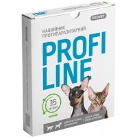 Нашийник для тварин ProVET Profiline інсектоакарицид 35 см зелений (4823082430970)