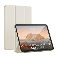 Чохол до планшета BeCover Tri Fold Soft TPU Silicone Apple iPad Air 13" M2/M3 (2024/2025) Beige (711740)