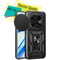 Чохол до мобільного телефона BeCover Military Tecno Spark 30C 4G Black (713074)