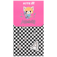 Блокнот Kite на магніті Aggretsuko 60 аркушів, клітинка (AR24-092)