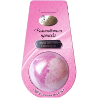 Бомбочка для ванни AquaShine Bath Sweets Романтична пригода з шимером 140 г (4820240940661)