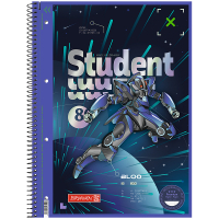Книга записна Brunnen Коледж-блок А4 Premium Robot Heroes, лінія 80 аркушів (10-679 27 421)
