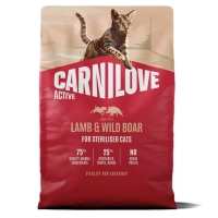 Сухий корм для кішок Carnilove Active Lamb & Wild Boar Sterilised 2 кг (8595602581450)