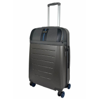 Валіза Semi Line 24" (M) Dark Brown/Blue Line (T5736-2) (DAS303804)