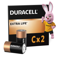 Батарейка Duracell C LR14 лужна 2шт. в упаковці (5000394052529 / 81483545)