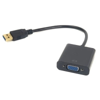 Перехідник USB 3.0 M to VGA F PowerPlant (CA910380)