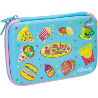 Пенал Cool For School 1 відділення з органайзером блакитний (QT-5667-Blue)