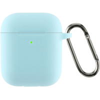 Чохол для навушників Armorstandart Ultrathin Silicone Case With Hook для Apple AirPods 2 Sky Blue (ARM59692)