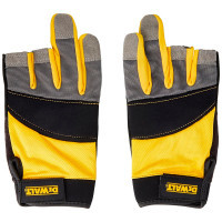 Захисні рукавиці DeWALT частково відкриті, розм. L/9, з накладками на долоні (DPG214L)