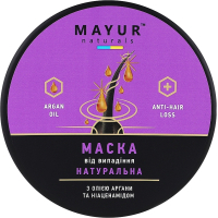 Маска для волосся Mayur Проти випадіння з Аргановою олією та Ніацинамідом 500 мл (4820230954661)