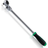 Тріскачка Toptul 1/2" 72 зуби з шарніром супердовга (CJKN1643)