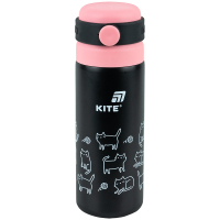 Термос Kite 500 мл, чорний (K25-1222-3)