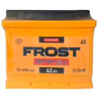 Акумулятор автомобільний FROST ENERGY 62Ah Ев (-/+) (600EN)