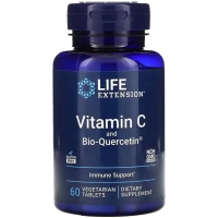 Вітамінно-мінеральний комплекс Life Extension Вітамін С та біо-Кверцетин, Vitamin C and Bio-Quercetin, 60 вегетаріа (LEX-22286)