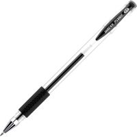 Ручка гелева Baoke 0.5 мм, з грипом, чорна, 12 шт (PC880D/F-black)
