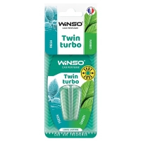 Ароматизатор для автомобіля WINSO Twin Turbo - Fresh & Green (538750)
