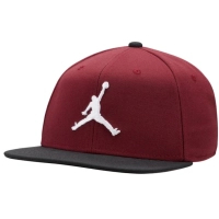Кепка Nike Air Jordan Pro Jumpman Snapback AR2118-680 темно-червоний, чорний, білий Уні MISC (196150935924)