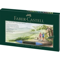 Художній маркер Faber-Castell набір акварельні двосторонні Albrecht Dürer, набір 16 кольорів + пензлик (30469)