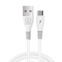Дата кабель USB 2.0 AM to USB-C 1.0m 2.4A X195 white WUW (WUW-X195TC)