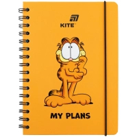 Тижневик Kite дитячий на спіралі Garfield, тверда обкладинка (GF26-438)