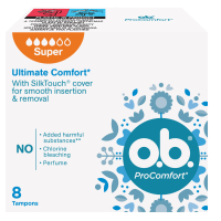 Тампони o.b. ProComfort Super 8 шт. (3574661331140/3574661900247)