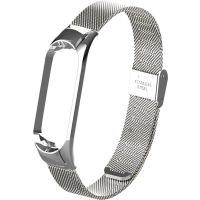 Ремінець до фітнес браслета BeCover Metal для Xiaomi Mi Smart Band 5 Silver (705147)