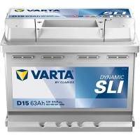 Акумулятор автомобільний Varta Silver Dynamic 63Аh (563400061)