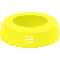 Посуд для собак WAUDOG Silicone Миска-непроливайка 750 мл жовта (50788)