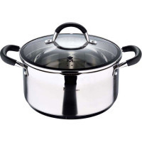 Каструля MasterPro Foodies collection з кришкою 5 л (BGMP-1502-BK)