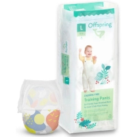 Підгузки Offspring Skye Розмір L 9-14 кг 36 шт (DP-OI-FAP-L36P-SKY)