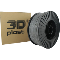 Пластик для 3D-принтера 3Dplast PETG 1.75мм, 3кг, gray (3DPTG1753GRE)