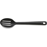Ложка кухарська Kela Apart для сервіровки з прорізами, 34 см, чорна (12633)