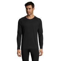 Лонгслів Sol's Sporty LSL men чорний XL (02071312XL)
