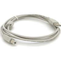 Кабель для принтера USB 2.0 AM/BM 1.8m ferrite white Voltronic (YT-AM/BM-1.8W)