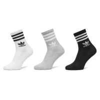 Шкарпетки Adidas Crew Sock 3str IL5023 білий сірий, чорний L (43-45) (4066762038411)